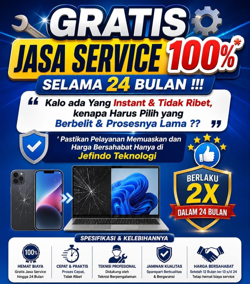 gratis jasa service 24 bulan
